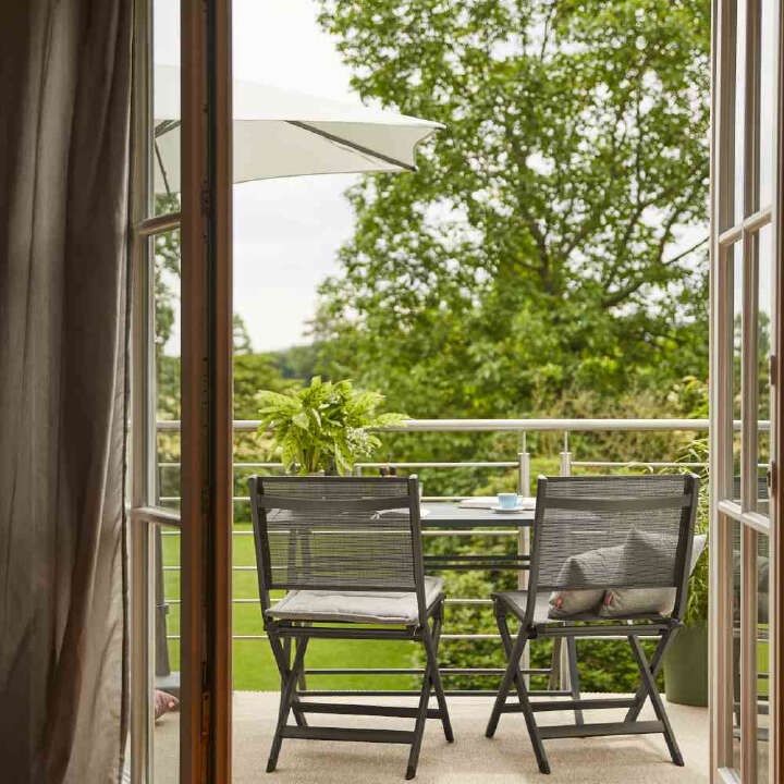 SIENA GARDEN Tesoro Klappstuhl, matt-anthrazt